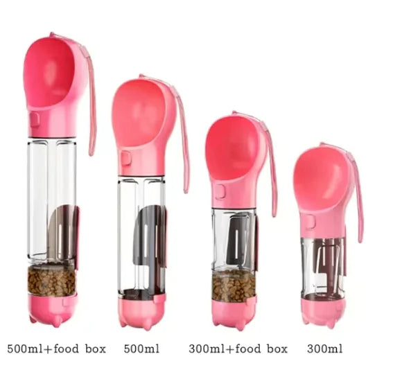 3-in-1 Portable Dog Water Bottle and Food Dispenser - PetsAnonymous