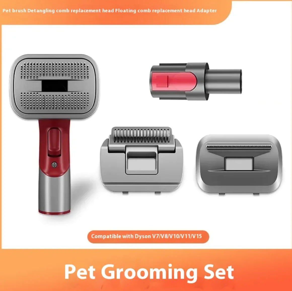 Full Series Pet Shaver Comb Suit with Hair Suction Head for Dogs and Cats - PetsAnonymous