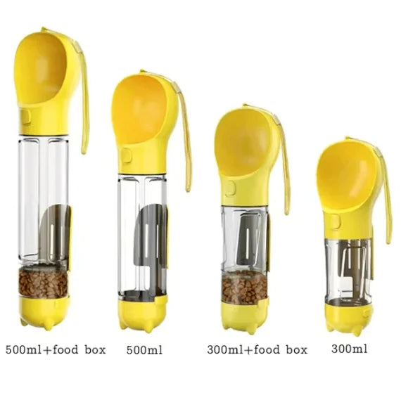3-in-1 Portable Dog Water Bottle and Food Dispenser - PetsAnonymous