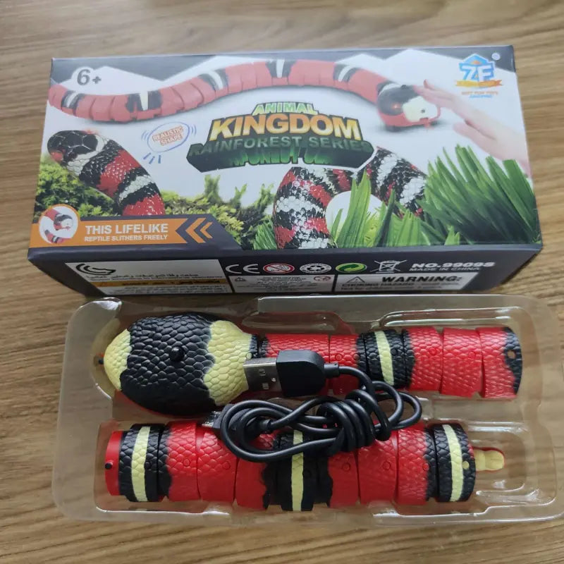 USB Charging Interactive Snake Toy for Cats - Endless Fun - PetsAnonymous
