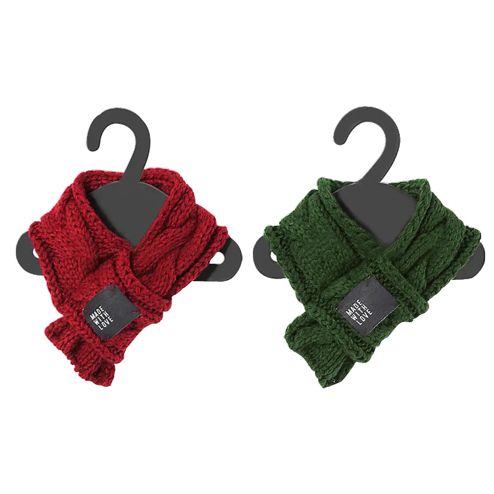 Thick Warm Scarf for Dogs - Cute Pet Scarf - PetsAnonymous