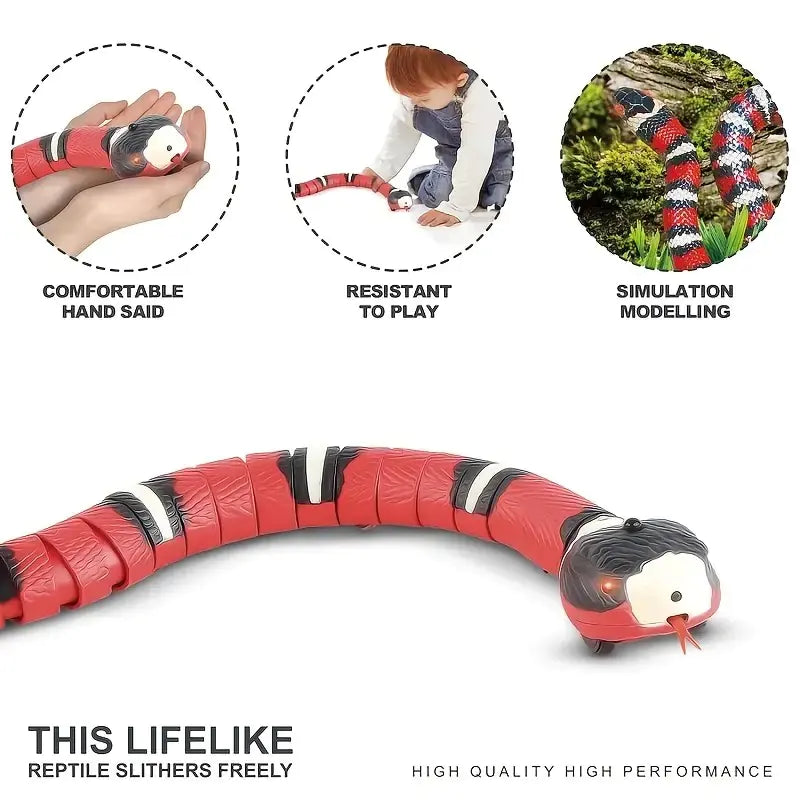 USB Charging Interactive Snake Toy for Cats - Endless Fun - PetsAnonymous