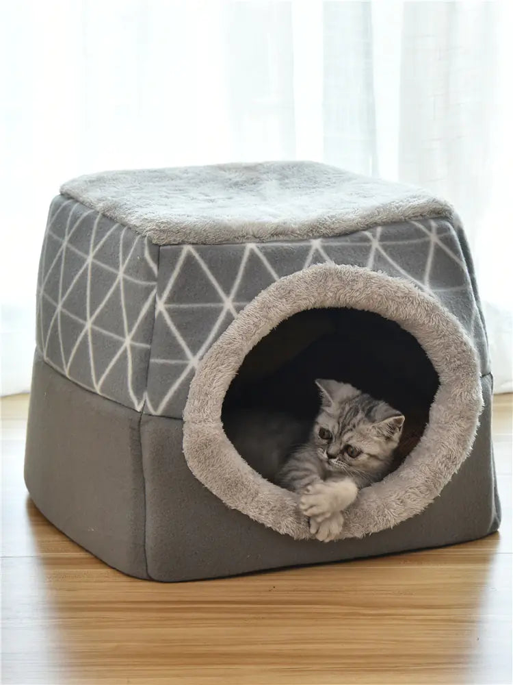 Pet Dog and Cat Bed Villa - Dual Use Space Capsule - PetsAnonymous