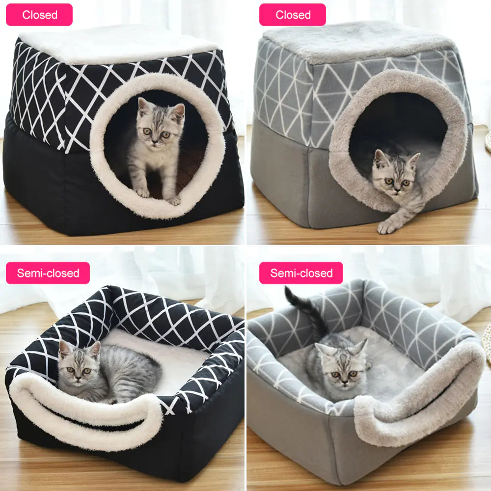 Pet Dog and Cat Bed Villa - Dual Use Space Capsule - PetsAnonymous