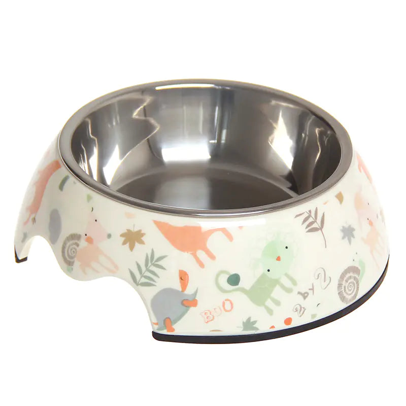 Non-Slip Dual-Use Stainless Steel Pet Bowl - PetsAnonymous