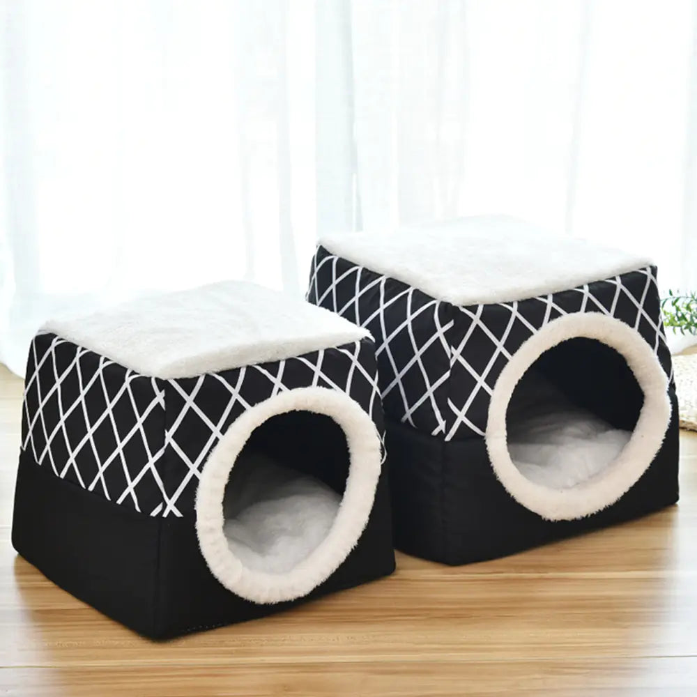 Pet Dog and Cat Bed Villa - Dual Use Space Capsule - PetsAnonymous