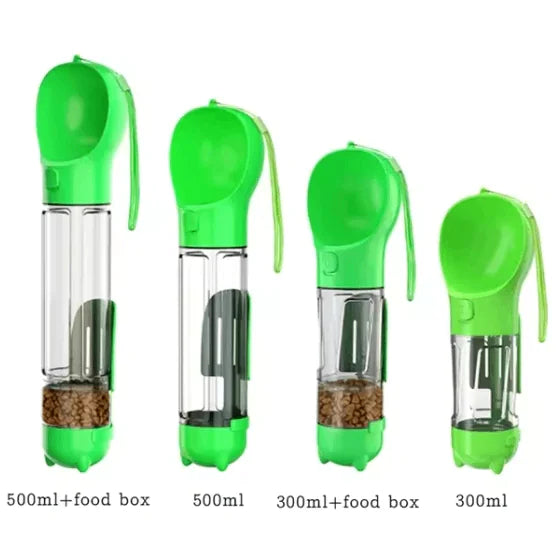 3-in-1 Portable Dog Water Bottle and Food Dispenser - PetsAnonymous