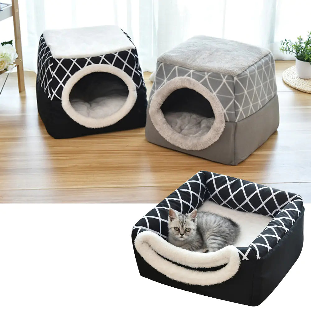 Pet Dog and Cat Bed Villa - Dual Use Space Capsule - PetsAnonymous