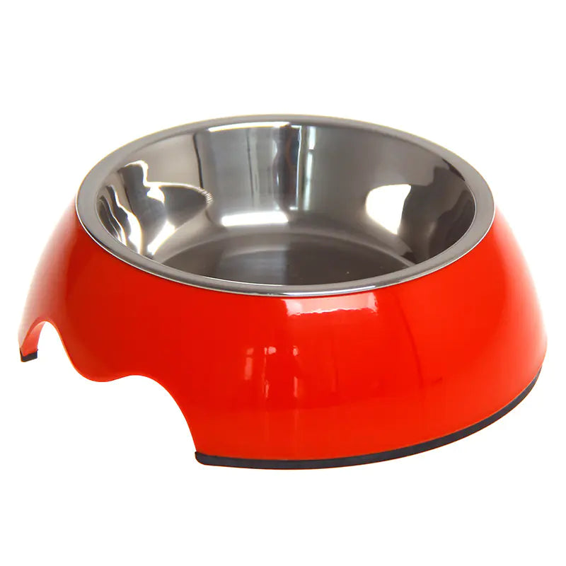 Non-Slip Dual-Use Stainless Steel Pet Bowl - PetsAnonymous