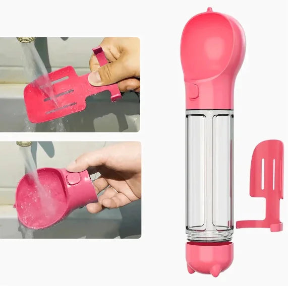 3-in-1 Portable Dog Water Bottle and Food Dispenser - PetsAnonymous