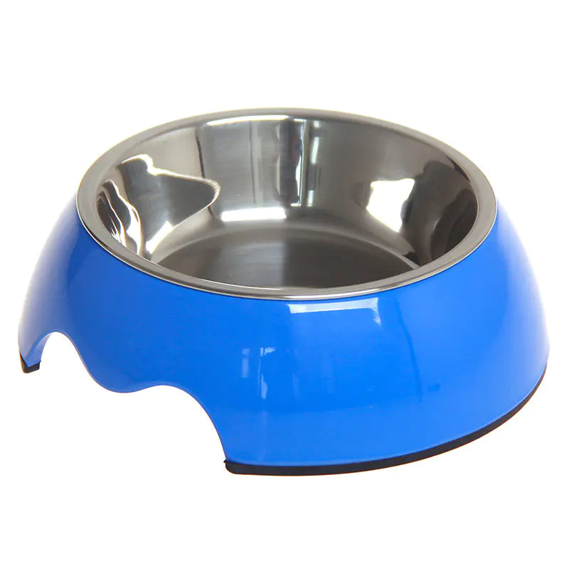 Non-Slip Dual-Use Stainless Steel Pet Bowl - PetsAnonymous