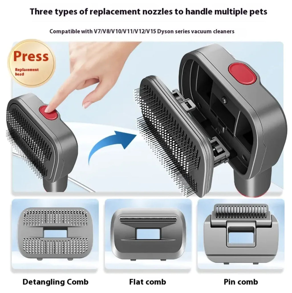 Full Series Pet Shaver Comb Suit with Hair Suction Head for Dogs and Cats - PetsAnonymous