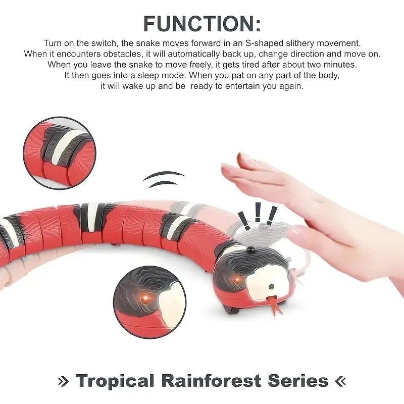 USB Charging Interactive Snake Toy for Cats - Endless Fun - PetsAnonymous